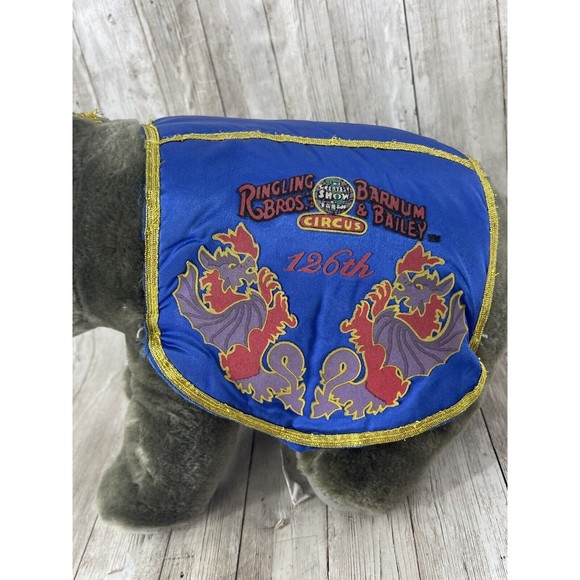 Ringling Bros. Barnum & Bailey  Elephant Plush 126th Anniversary Circus stuffed - Picture 4 of 16